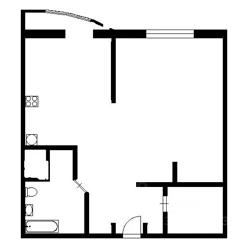 1-к кв. Санкт-Петербург Ланское ш., 14к1 (42.0 м) - Фото 2