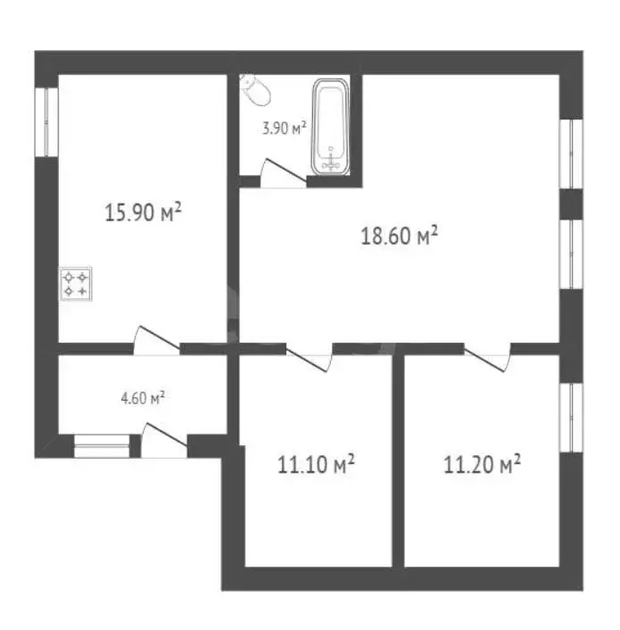 Дом в Борисоглебск, Октябрьская улица (70 м) - Фото 0