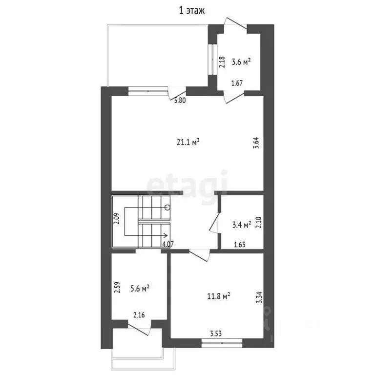 Таунхаус в Тюменская область, Тюменский муниципальный округ, д. ... - Фото 1
