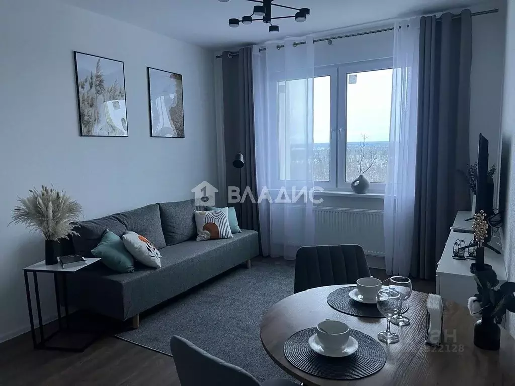 1-к кв. Санкт-Петербург ул. Пейзажная, 24к1 (31.1 м) - Фото 1