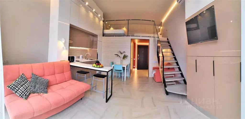 Студия Краснодарский край, Сочи ул. Ленина, 219К (42.0 м) - Фото 1