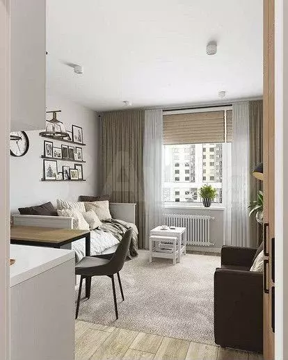 Квартира-студия, 25,9 м, 4/13 эт. - Фото 1