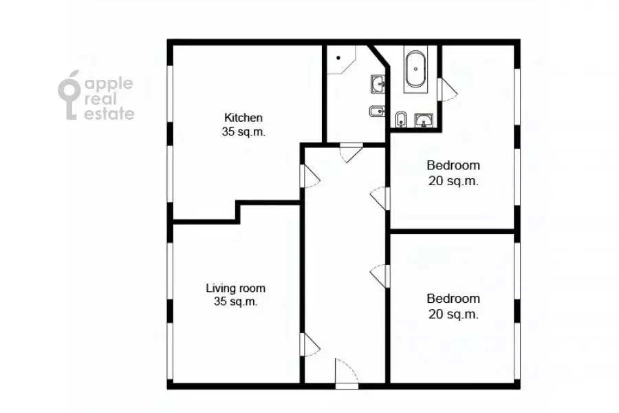 3-к кв. Москва Тверская ул., 12С8 (150.0 м) - Фото 1