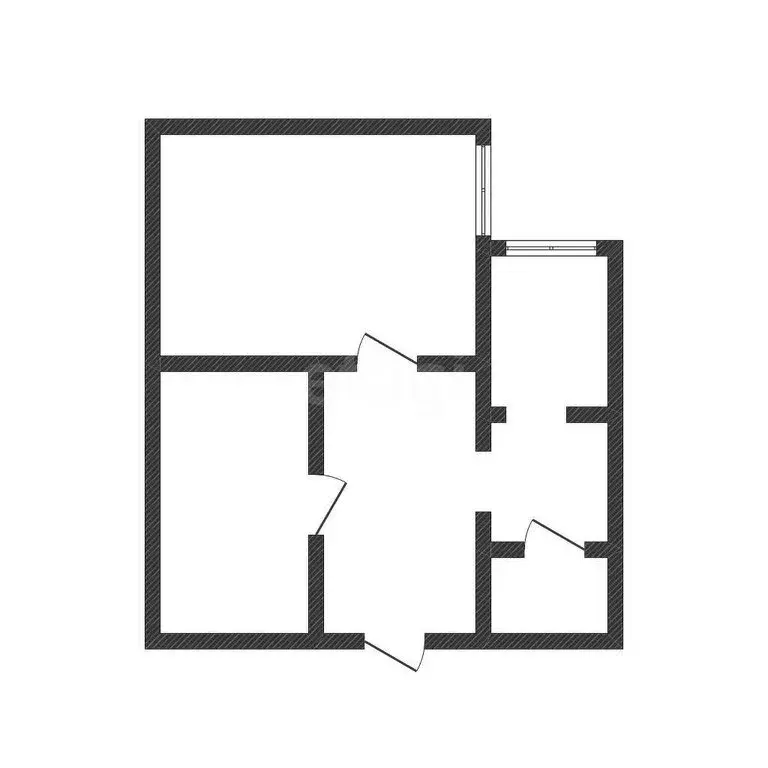 2-комнатная квартира: Белгород, 3-й Супруновский переулок, 14 (36 м) - Фото 1