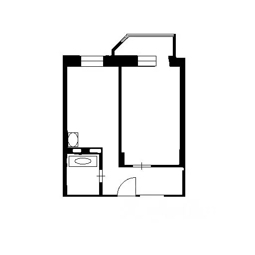 1-к кв. Новосибирская область, Новосибирск ул. Костычева, 40/3 (38.9 ... - Фото 2