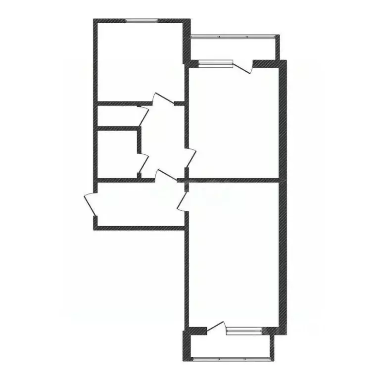 2-к кв. Белгородская область, Белгородский район, Северный городское ... - Фото 2