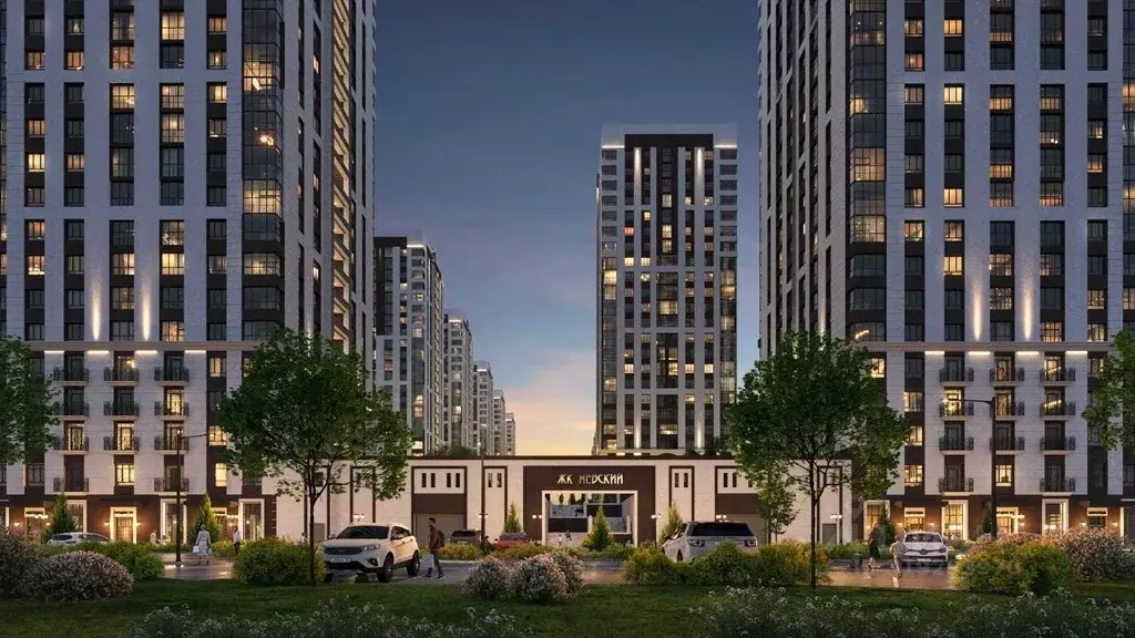 3-к кв. Новосибирская область, Новосибирск Невский жилой комплекс ... - Фото 1