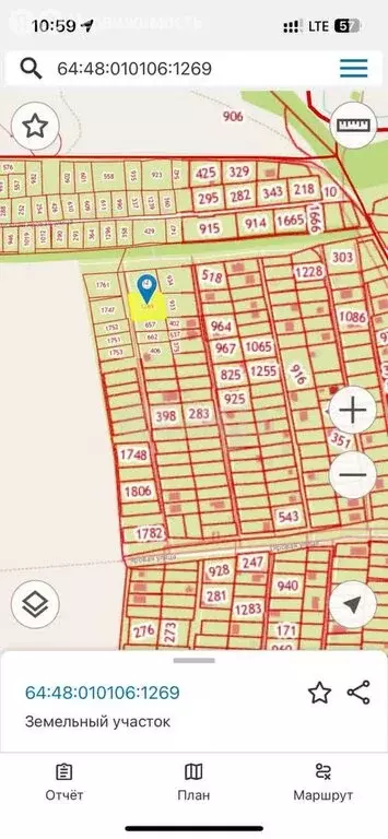 Участок в Саратов, СНТ Агроном (12 м) - Фото 1