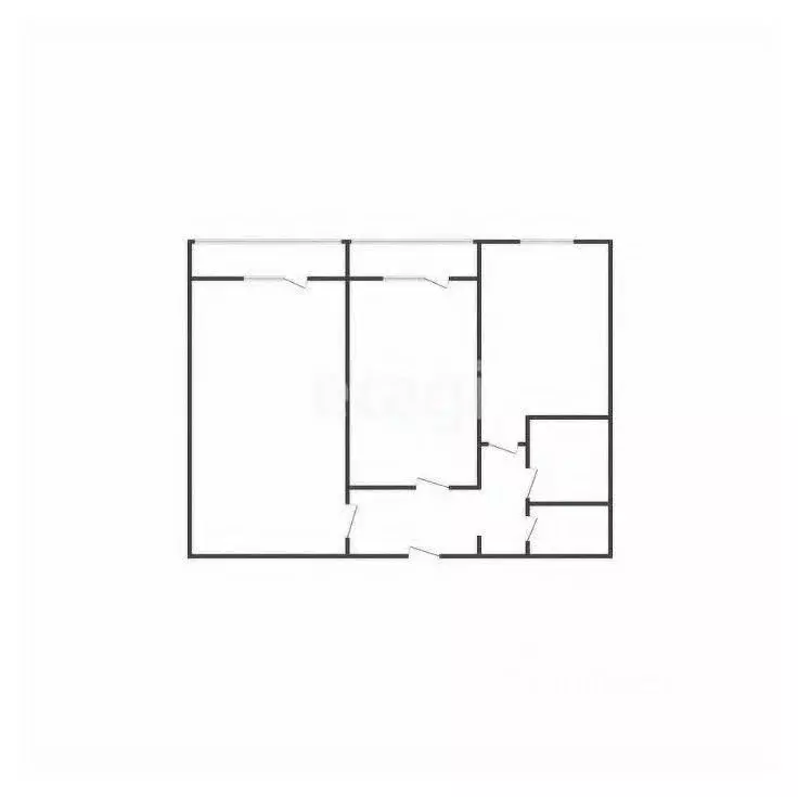 2-к кв. Курская область, Курск Рябиновая ул., 26В (57.0 м) - Фото 2