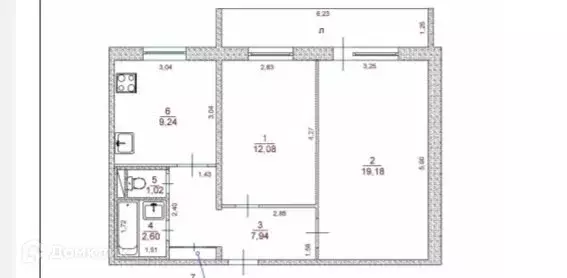 Продаётся 2-к квартира, 52.7 м - Фото 0