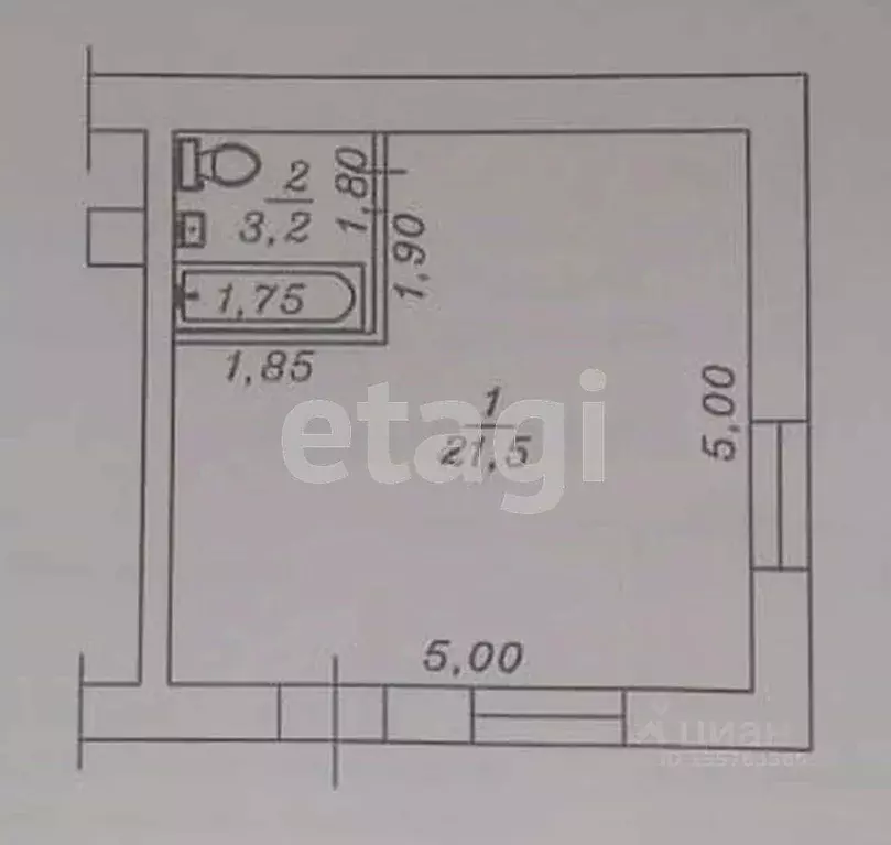 Студия Краснодарский край, Анапа муниципальный округ, с. Супсех ул. ... - Фото 2