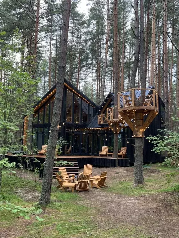 Дом в Ленинградская область, Приозерский район, Ромашкинское с/пос, ... - Фото 1