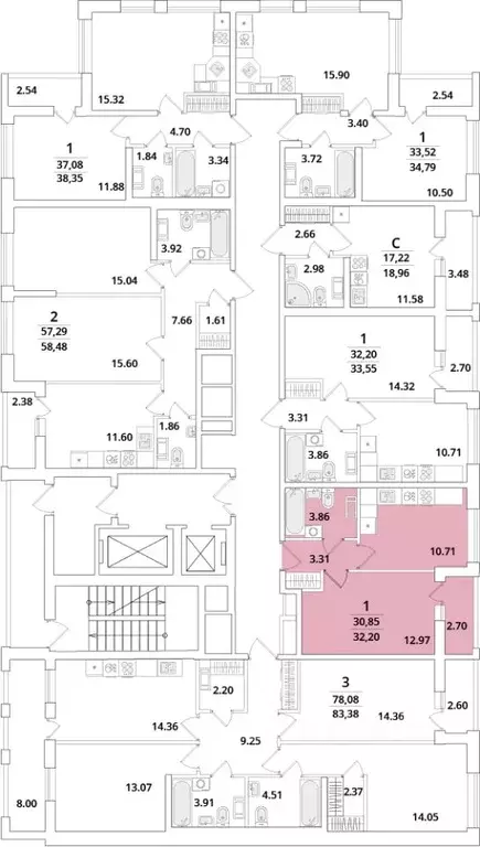 1-к кв. Санкт-Петербург Кубинская ул., 82к2 (32.2 м) - Фото 1