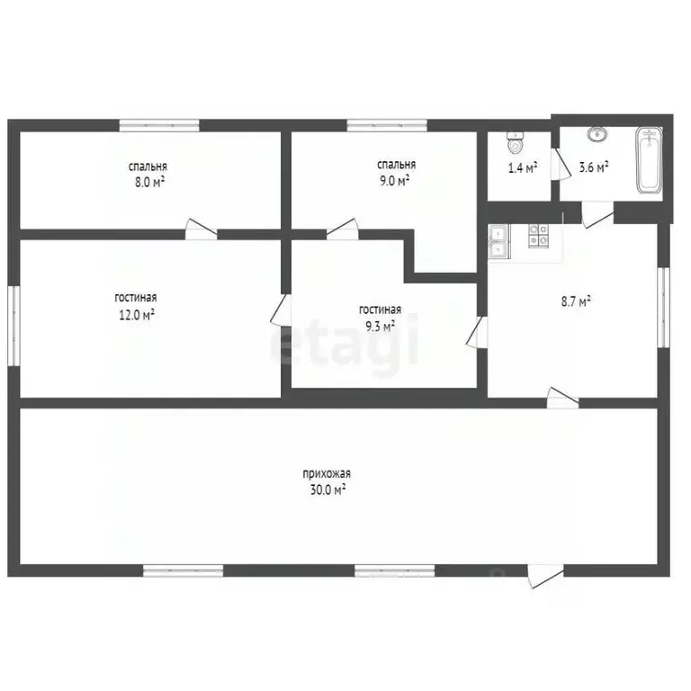 Дом в Саратовская область, Романовка рп ул. Садовая, 87 (82 м) - Фото 1