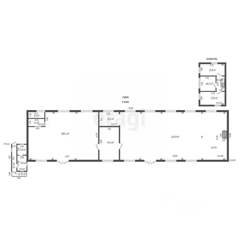 Склад в Хабаровский край, Комсомольск-на-Амуре Вагонная ул., 1к2 (1700 ... - Фото 1