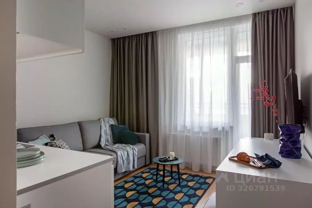 Студия Москва ул. Берзарина, 30 (21.0 м) - Фото 1