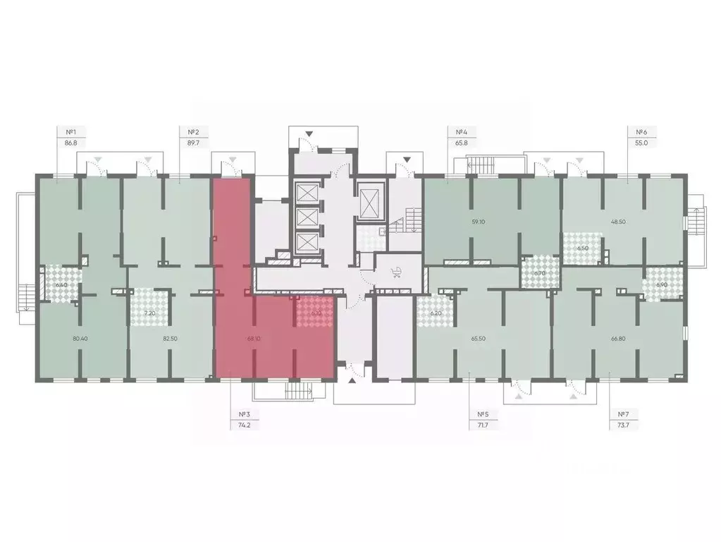 Помещение свободного назначения в Санкт-Петербург просп. Большевиков, ... - Фото 2