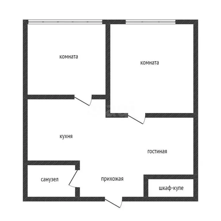 2-комнатная квартира: Краснодар, Командорская улица, 15 (36.2 м) - Фото 0