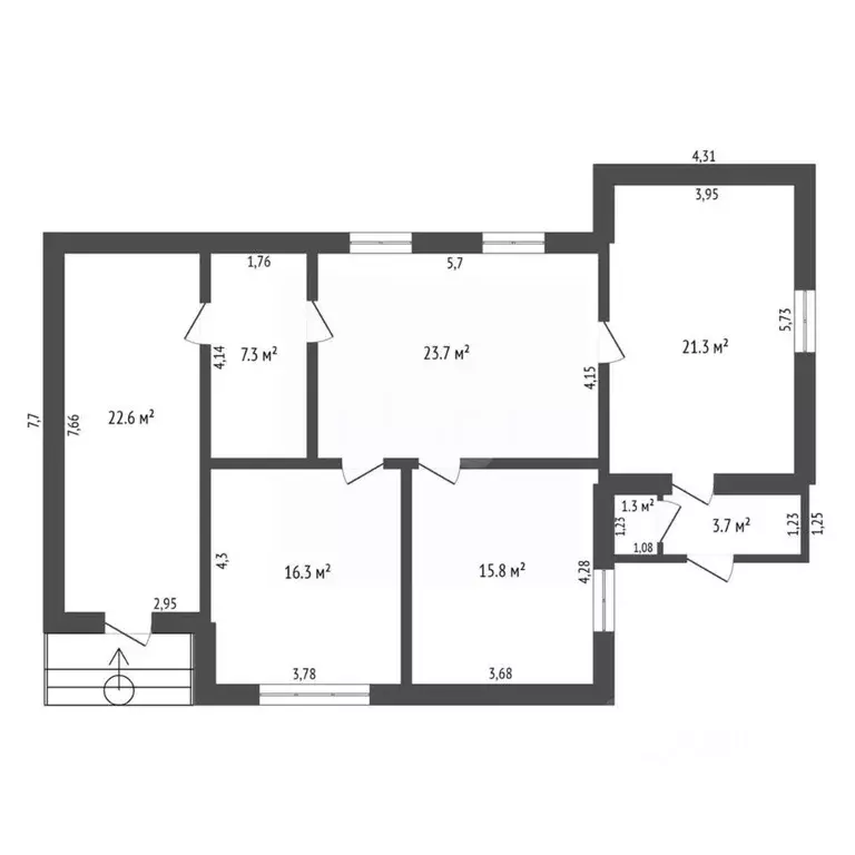 Дом в Амурская область, Благовещенский район, с. Егорьевка Центральная ... - Фото 2