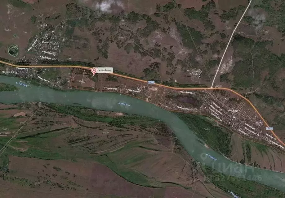 Участок в Омская область, Омский район муниципальный округ, с. Ачаир ... - Фото 1