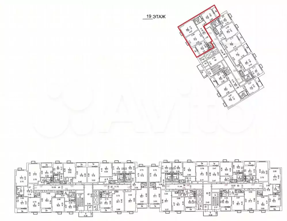 Аукцион: 3-к. квартира, 75,1 м, 19/19 эт. - Фото 0