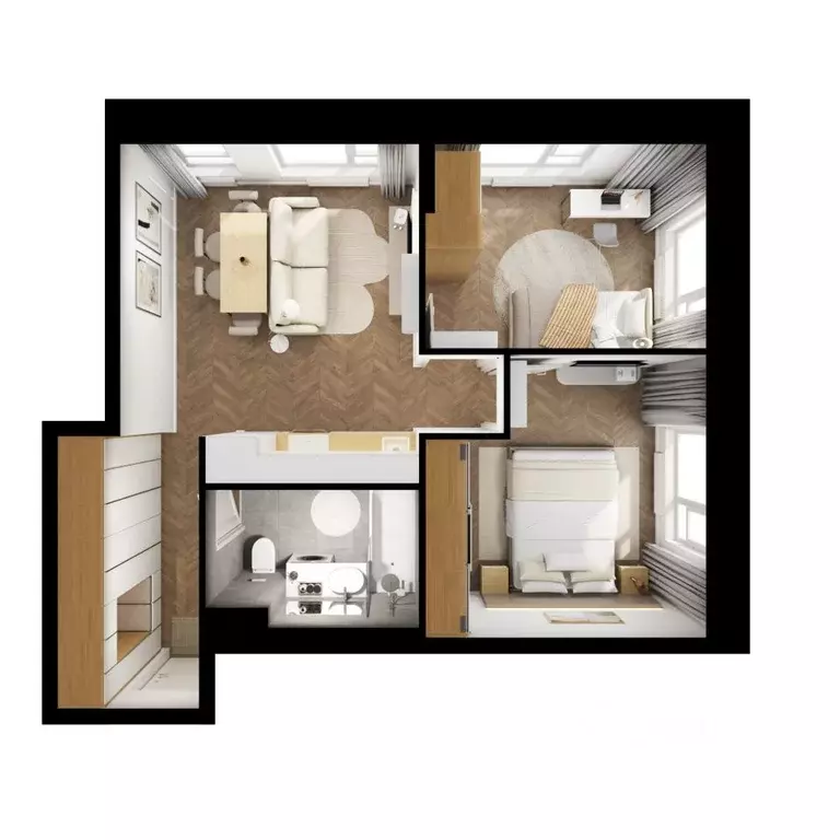 2-к кв. Бурятия, Улан-Удэ Советская ул., 6/2 (51.48 м) - Фото 1