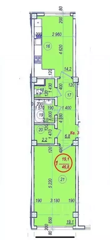1-к кв. Краснодарский край, Новороссийск городской округ, с. Мысхако ... - Фото 2