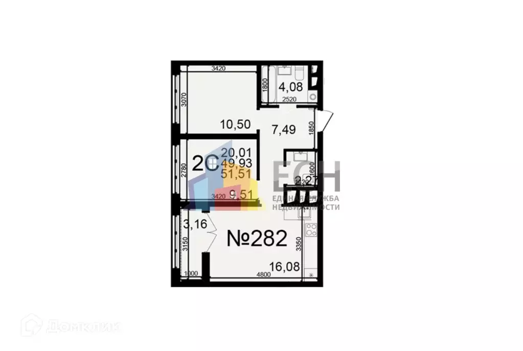 Продаётся 1-к квартира, 36 м - Фото 1
