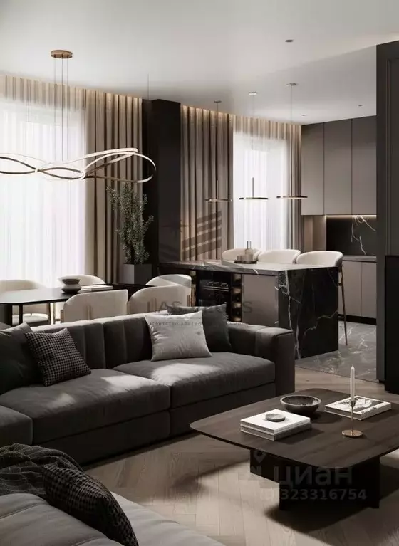 3-к кв. Москва 1-я Тверская-Ямская ул., 2А (115.0 м) - Фото 1