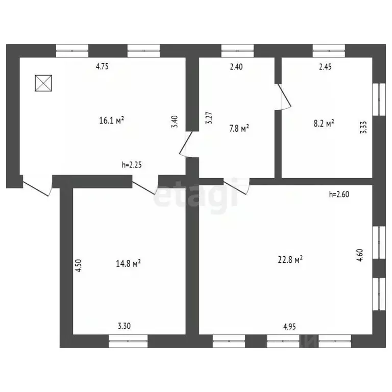 Дом в Мордовия, Саранск ул. Усыскина, 54 (70 м) - Фото 2