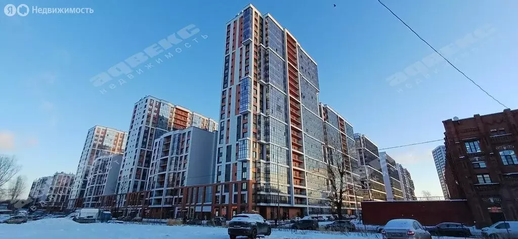 Квартира-студия: Санкт-Петербург, Железнодорожный проспект, 14к1 (23.1 ... - Фото 1