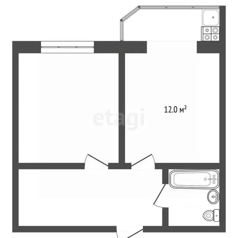 1-к кв. Ставропольский край, Пятигорск Сельская ул. (49.3 м) - Фото 2