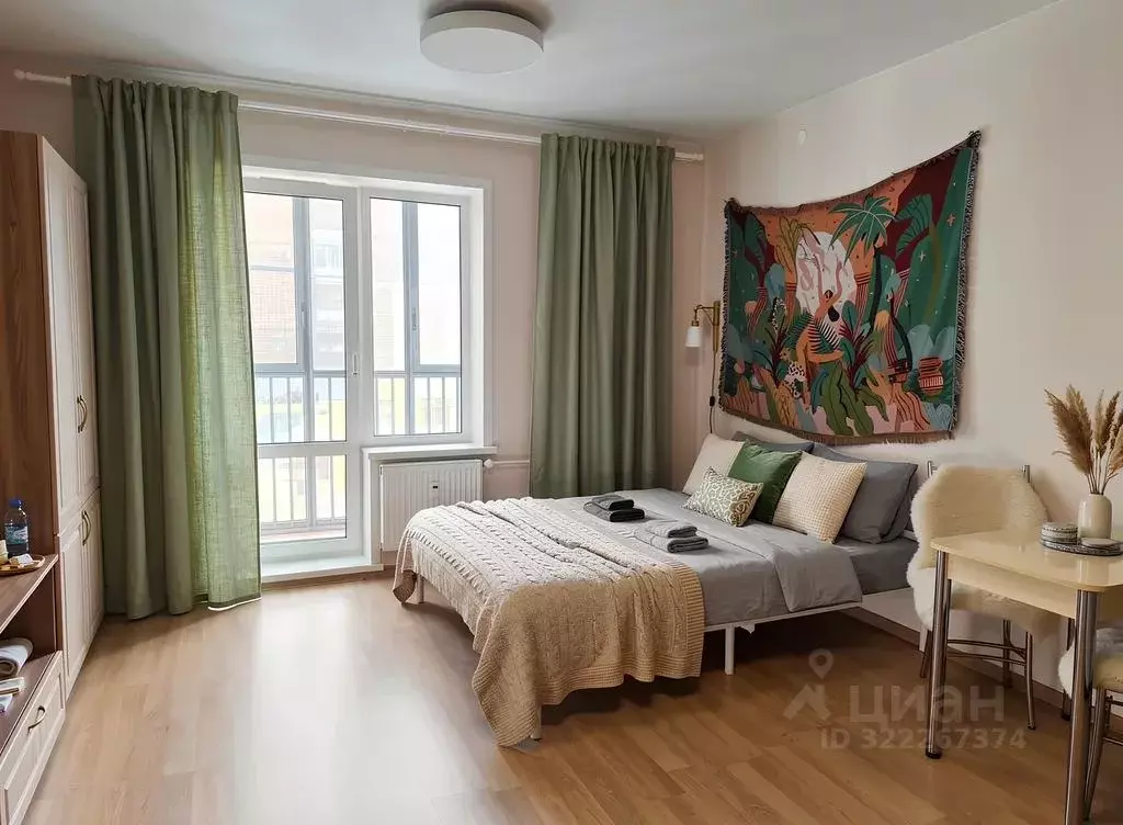 Студия Пермский край, Пермь Монастырская ул., 46 (33.0 м) - Фото 1