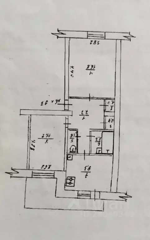 2-к кв. Крым, Красногвардейское пгт ул. 60 лет Октября, 22 (51.2 м) - Фото 2