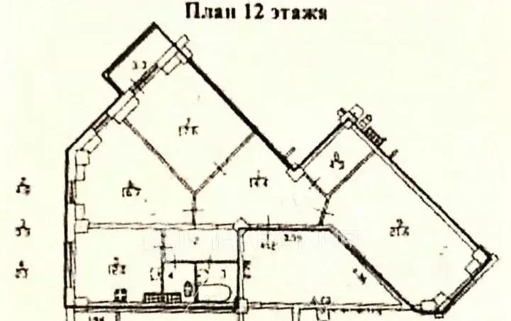 3-к кв. Санкт-Петербург Туристская ул., 11к1 (96.8 м) - Фото 1