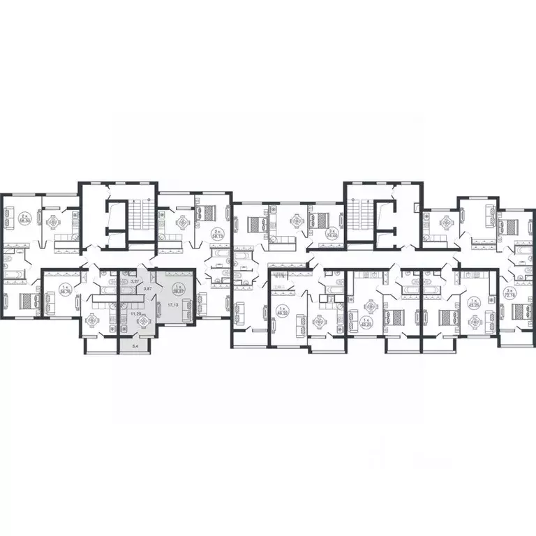 1-к кв. Тверская область, Тверь Южный мкр,  (38.87 м) - Фото 1