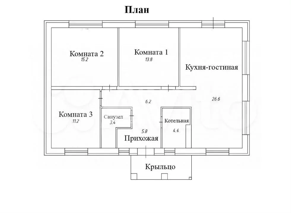 Дом 90,2 м на участке 15 сот. - Фото 0