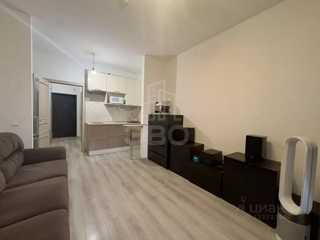 Студия Санкт-Петербург Дунайский просп., 7к7 (27.1 м) - Фото 1