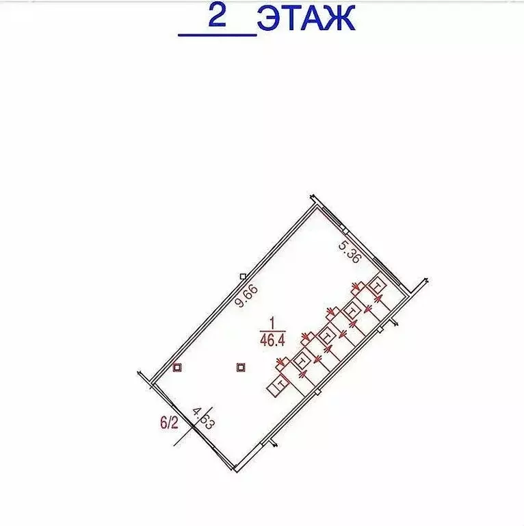 Помещение свободного назначения (48 м) - Фото 1