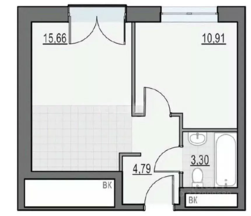 1-к кв. Москва ул. Академика Королева, 21 (35.2 м) - Фото 2