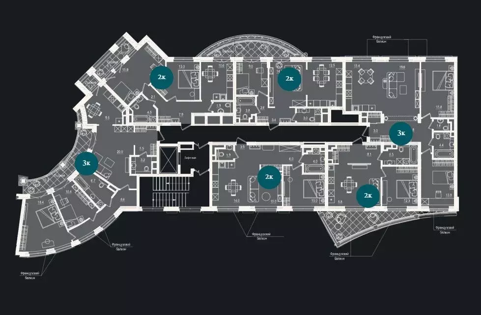 2-к кв. Тюменская область, Тюмень ул. Щербакова, 2к3 (61.8 м) - Фото 1