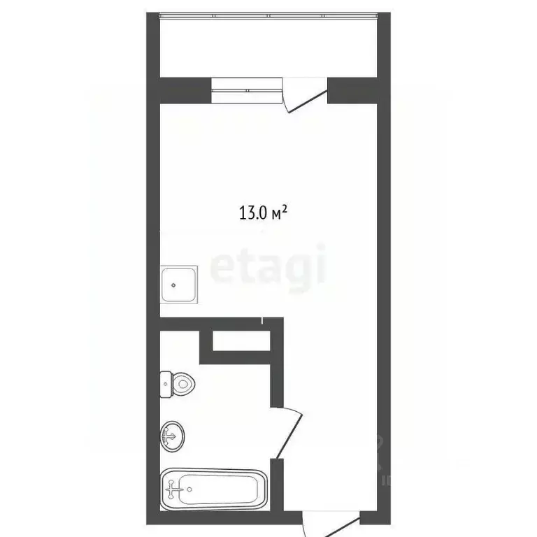 Студия Тюменская область, Тюмень Интернациональная ул., 203к2 (15.9 м) - Фото 1