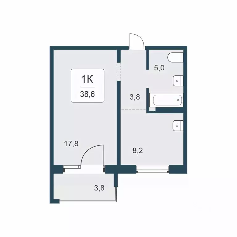 1-к кв. Новосибирская область, Новосибирск ул. Сибиряков-Гвардейцев, ... - Фото 1