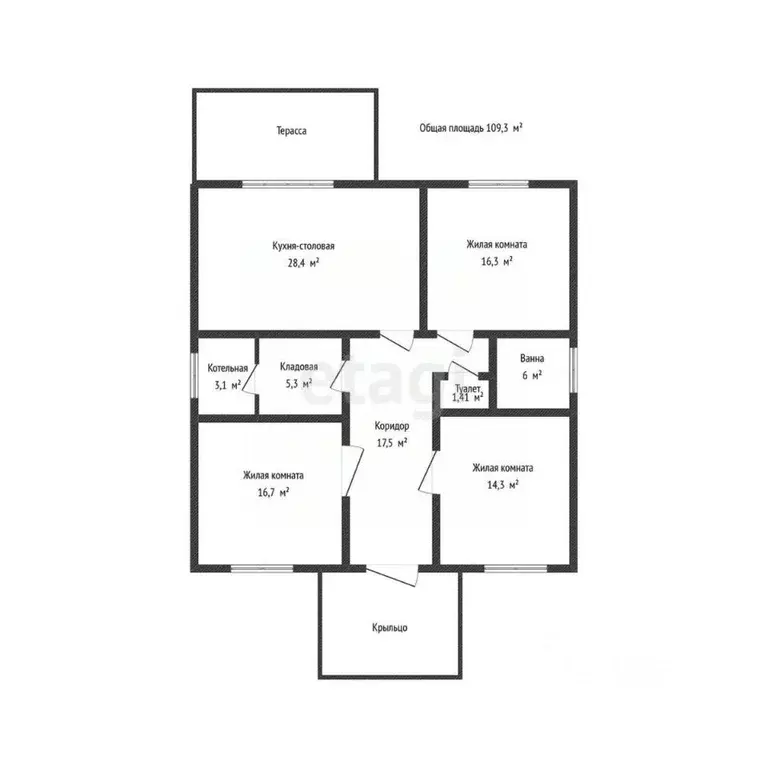 Дом в Адыгея, Майкопский район, Кировское с/пос, Северо-Восточные Сады ... - Фото 2