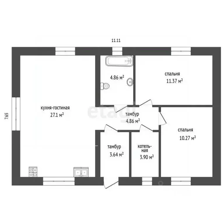 Дом в Тюменская область, Тюмень Садовое товарищество Липовый остров, ... - Фото 2