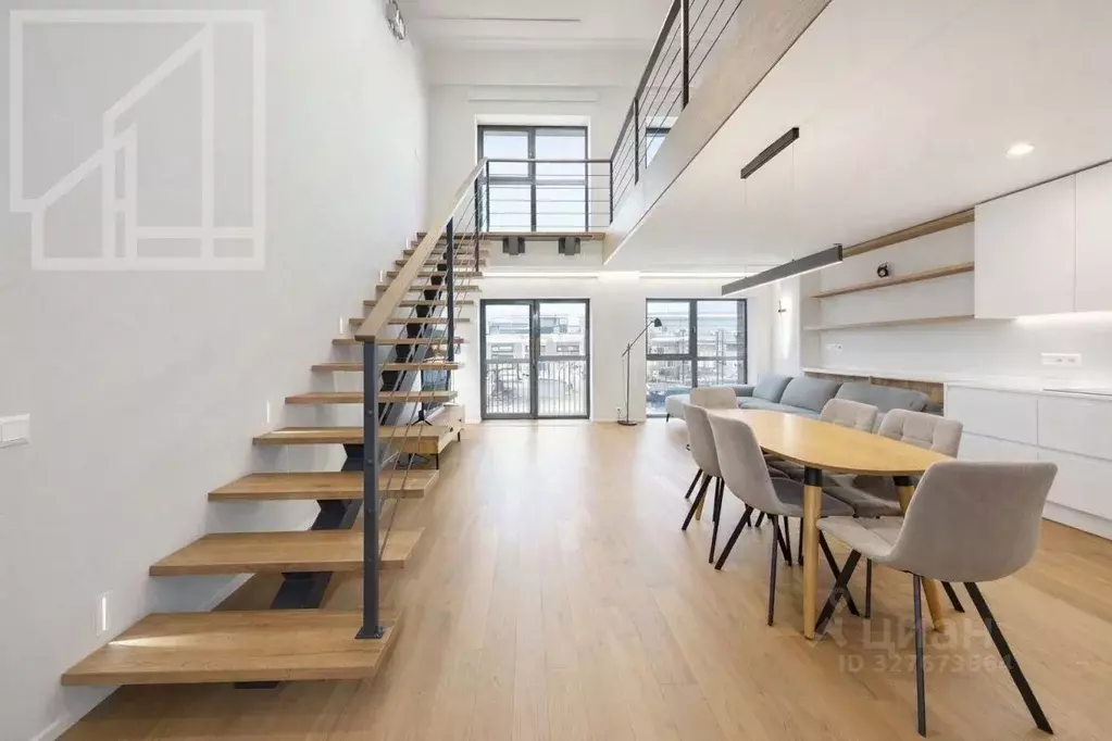 Свободной планировки кв. Москва Столярный пер., 3к34 (87.0 м) - Фото 2