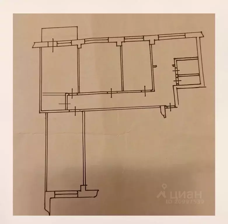 4-к кв. Новгородская область, Великий Новгород просп. Мира, 9 (80.0 м) - Фото 2