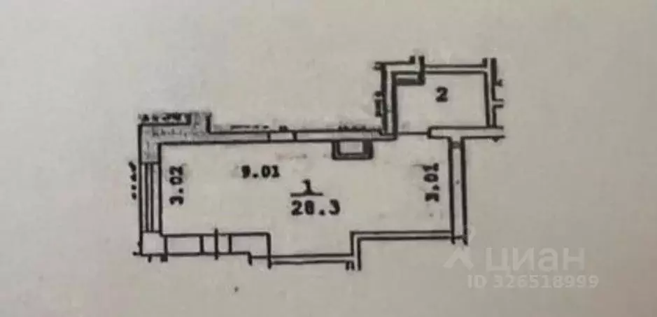 Помещение свободного назначения в Москва Дмитровское ш., 94К1 (33 м) - Фото 2