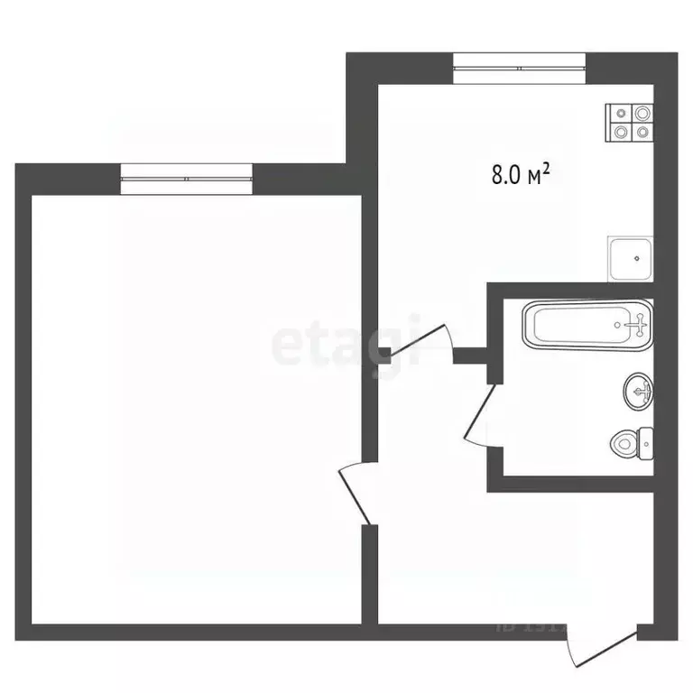 1-к кв. Ямало-Ненецкий АО, Пуровский район, Уренгой пгт, Центральный ... - Фото 2
