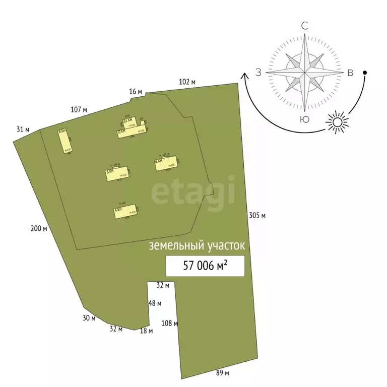 Помещение свободного назначения в Тюменская область, с. Юргинское 1 ... - Фото 2